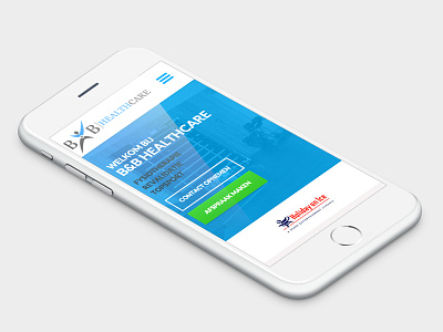 B&B Healthcare mobile responsive webdesign website