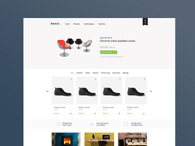 Densi ui ux webdesign webshop website