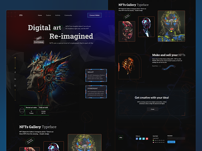 DigiArt - NFT Marketplace Landing Page