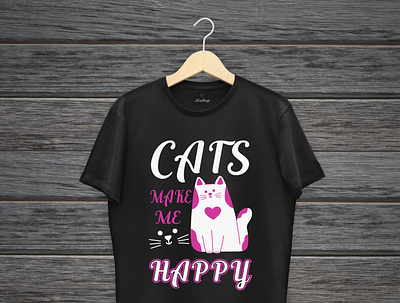 Cat T-shirt design cat t shirt brand custom t shirt design t shirt with cat