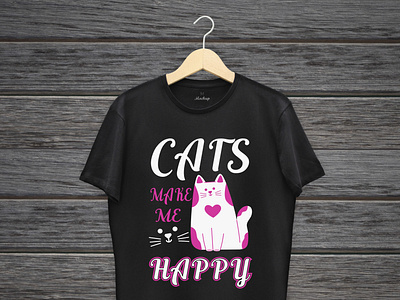 Cat T-shirt design