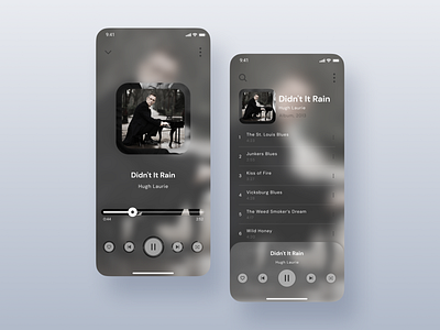 music player daily ui glassmorphism music app music player music player design music player ui ui design