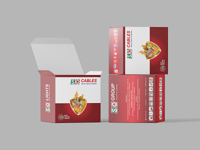 Slip Pad Box Packaging Design with Mo-Cup box design gift box deisgn graphic design illustration packaging design