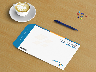 A4 Envelope Design and Moc-up a4 envelop design envelope design a4 graphic design illustration