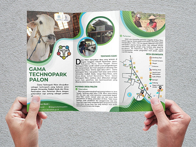 Brochures Gama Technopark Palon brochure brochure design brochure layout corel coreldraw design