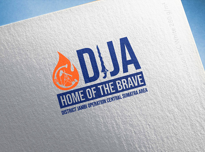 Logo Dija corel coreldraw engineer gas logo logo design oil paper product