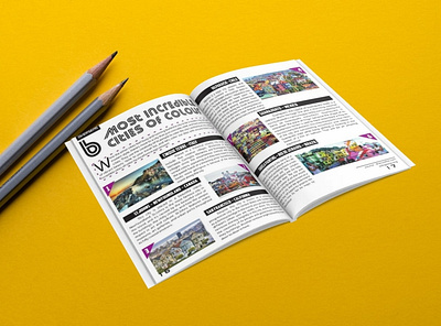 Magazine Page corel coreldraw design graphic illustraion magazine magazine illustration magazine layout