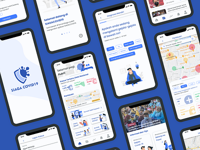 Siaga Covid-19 : Covid 19 Contact Tracing Design App