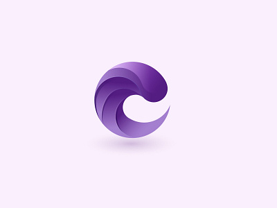 Big Wave Logo app branding business company design fluid gradient icon identity illustration logo modern personal vector water wave