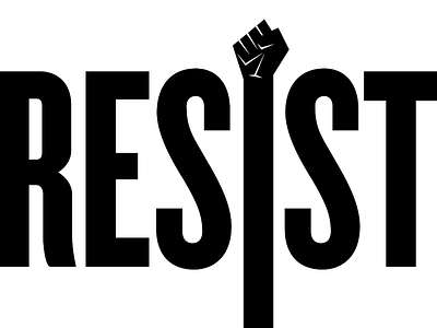 RESIST cc0 free logo resist resistance trump