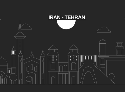 Tehran city city design city illustration illustraion milad tower tehran tourist tower تهران