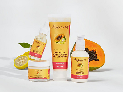 Spot Illustrations: Unilever / Sheamoisture packaging