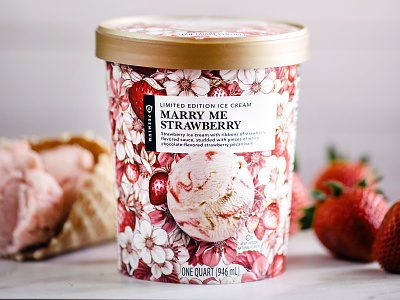 Marry Me Strawberry, Limited-Edition Ice Cream