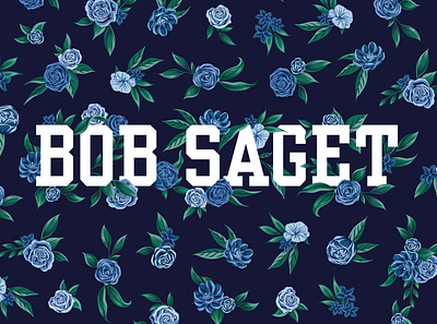 Bob Saget Memorial Design x John Mayer adobe fresco adobe illustrator apparel botanical floral flowers fresco illustration packaging pattern surface design vector