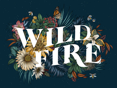 Wild Fire for Procreate 4 launch apple pencil art branding graphic design illustration ipad pro procreate timelapse