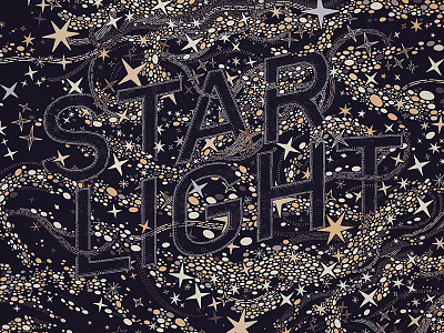 Star Light branding coffee galaxy illustration logo packaging pattern