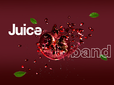 Juice company "Juice band" branding design figma juice landing page tilda ui webdesign website