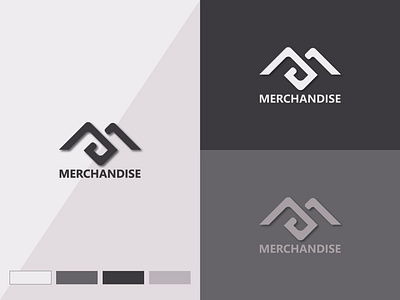 merchandiselogo by omimuhtasim brand identity branding business logo company brand logo design flat illustration illustrator logo logo design minimal