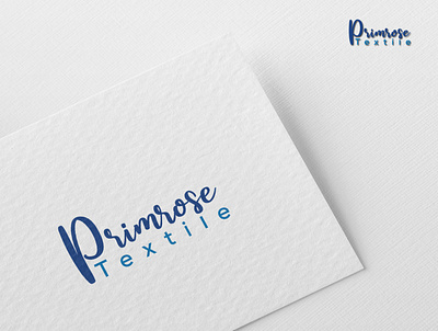 Primrose Textilesmockup brand identity branding business logo company brand logo design flat illustration logo logo design minimal