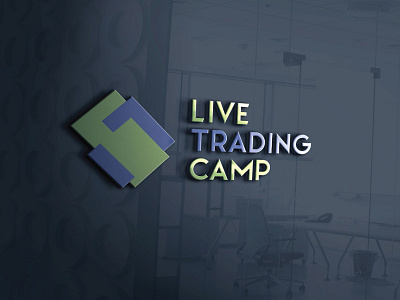 Live Trading Camp Logo brand identity branding business logo company brand logo design flat illustration logo logo design minimal