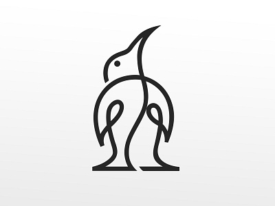 Pen & Penguin Apparel apparel apple branding clean clothing icon logo minimal