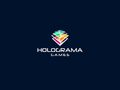 Holograma Games branding design icon illustration illustrator logo minimal vector