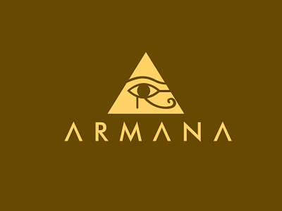 Armana Logo apparel branding clothing brand design flat icon logo minimal