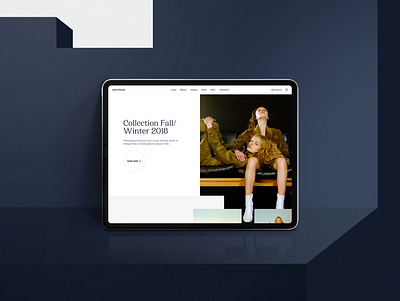 Gryphon Fashion Store Concept – Hero Shot beauty blazer collection ecommerce fashion interaction jacket luxury shop store theme ui ux web website woman