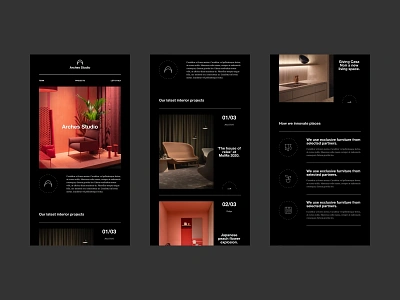 Interior Design Newsletter for MailUp - Part 2 architect architectural architecture black brutal brutalism dark email helvetica interiour design living moma newsletter projects scandinavian uiinteraction ux web website