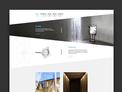 Lights effect’s Website Design chiesa della design flat freelance italy lights logo matteo photo system website