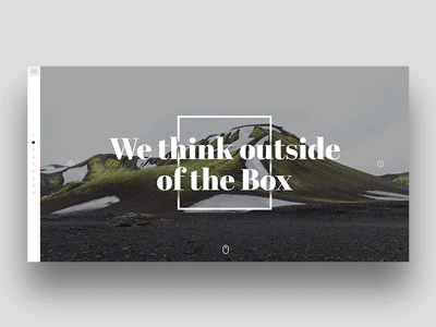 OutBox - We think outside of the Box - PSD Theme animation chiesa della design freelance gif interface italy matteo photo ui website