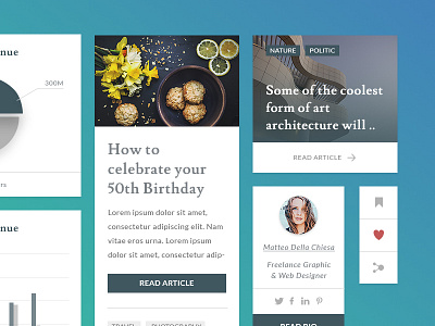 Blogant - UI Kit for Blogs & Magazines