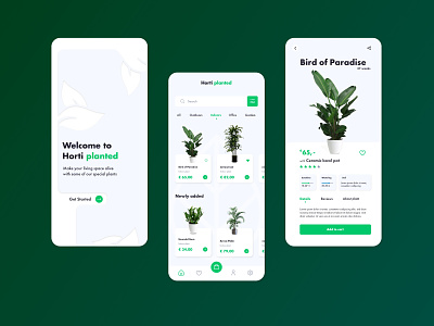 Plant store - App design