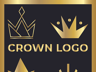 CROWN LOGO DESIGN branding graphic design illustration logo vector