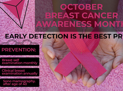 Breast Cancer Awareness Poster Design breast cancer awareness graphic design poster design