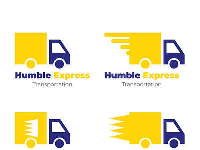 Humble Express - Logo Design illustration logo transport transportation design