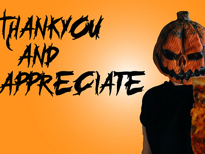 HALOOWEEN THANKs- Poster Design