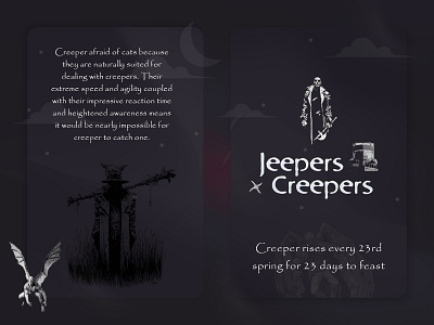 Jeepers Creepers graphic design