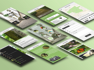 App Muhnac - Jardim android app garden ios mobile muhnac museum prototype study case ui ux