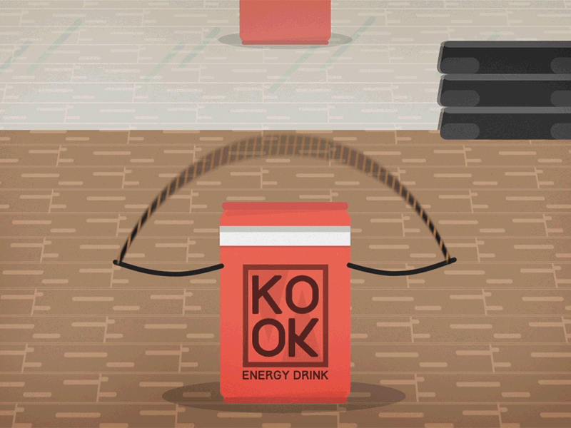 KO/OK - Sport #1 animation energy drink illustration ko ok motion sports