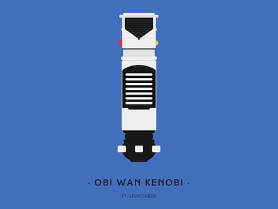 Obi Wan #1 animation illustration lightsaber motion star wars