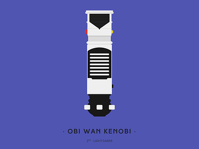 Obi Wan animation illustration lightsaber motion star wars