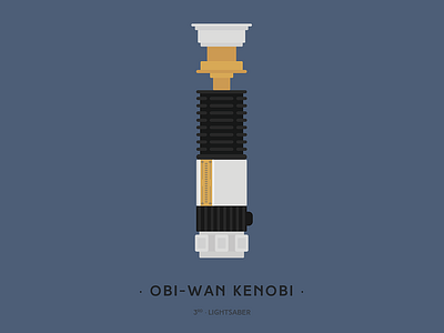 Obi-Wan animation illustration lightsaber motion star wars