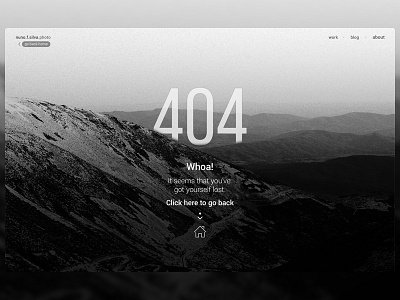 404 - You got lost 404 404 page lost not found personal portfolio ui ux webpage
