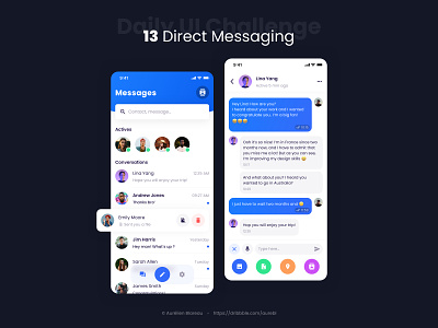 Direct Messaging - Daily UI 013