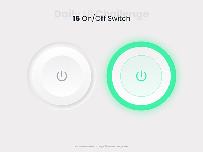 On/Off Switch - Daily UI 015 dailyui dailyuichallenge design neumorphism neumorphism ui toggle ui ui design