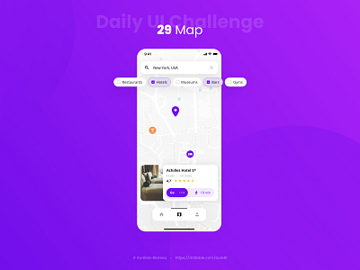 Map - Daily UI 029 daily ui dailyui dailyuichallenge design mobile mobile design mobile ui sketch ui ui design