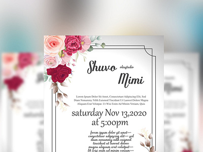 Wedding Invitation Card