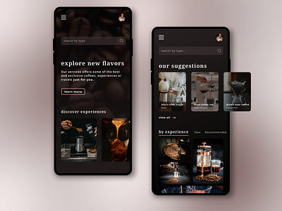 Coffee app (study)