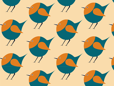 Birds seamless pattern for fabric patterndesign patterns textiledesign